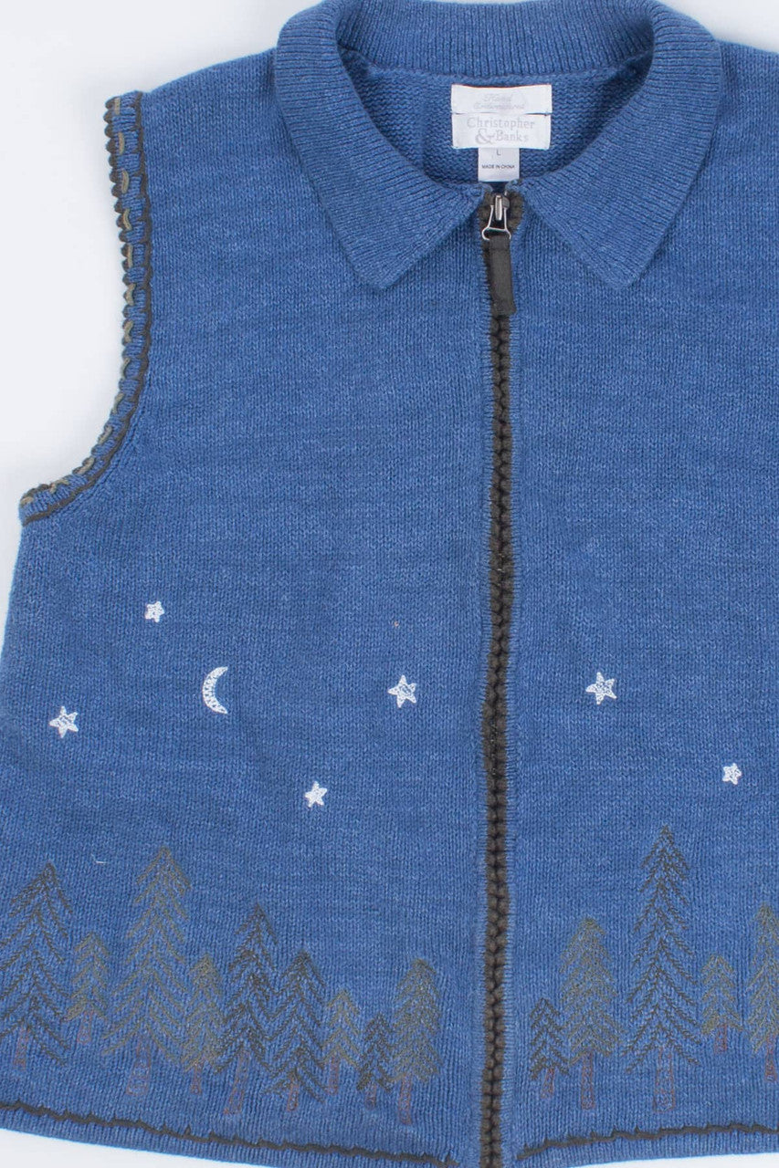 Christopher & Banks Ugly Christmas Vest 55489