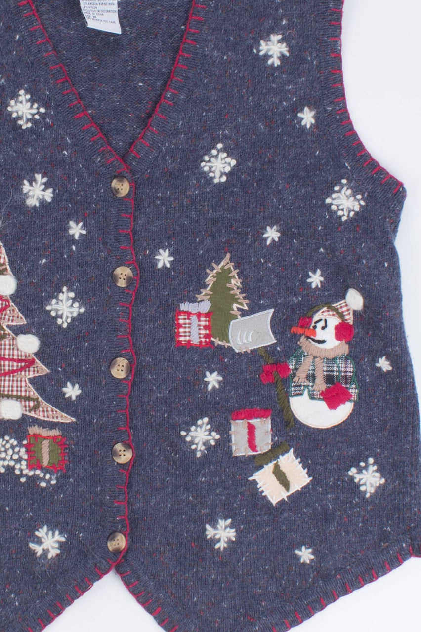 Blue Ugly Christmas Vest 55490