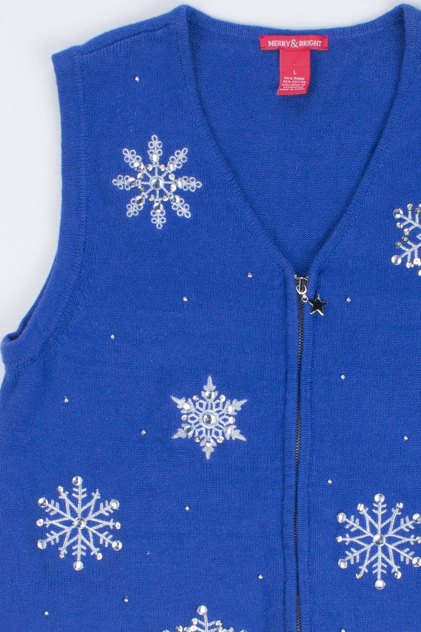 Blue Ugly Christmas Vest 55496