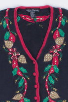 Black Ugly Christmas Vest 55516