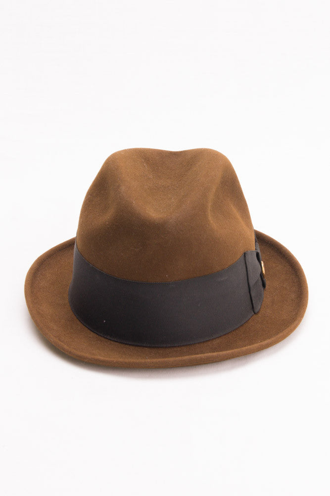 Brown fedora