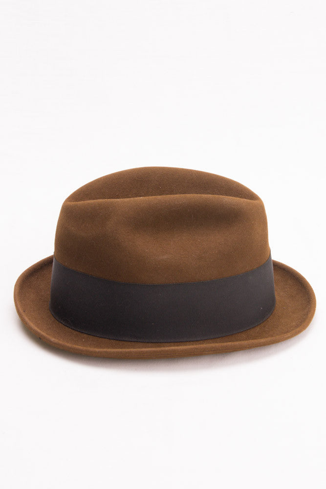 Brown fedora