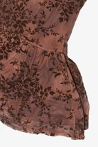 Halter Cowl Mesh Mini Dress