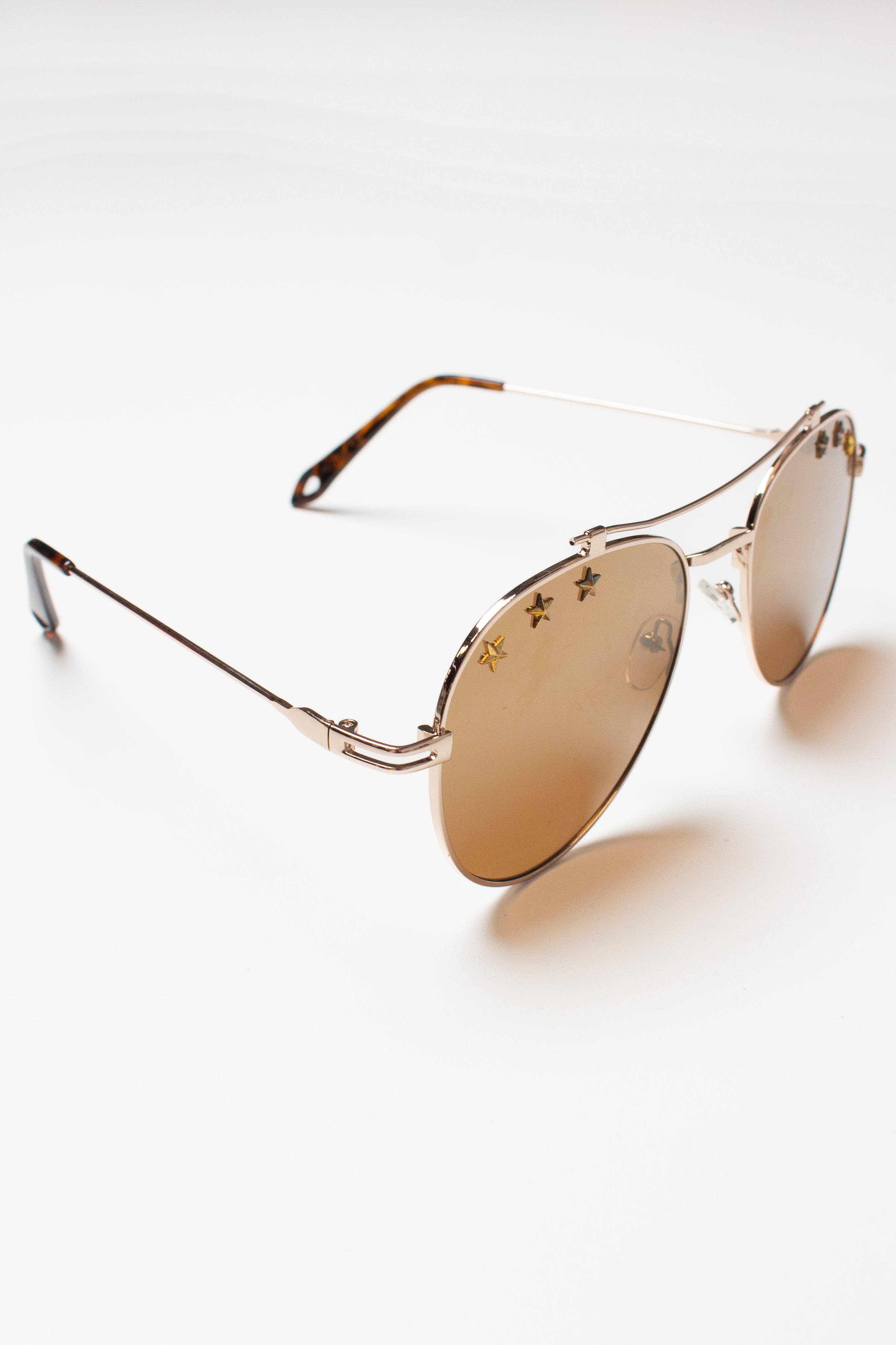 Star Aviator Solid Lens Sunglasses