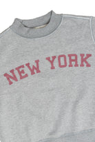 Reversible Mock Neck Graphic Sweatshirt 