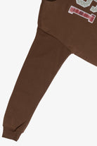 Graphic Applique Boatneck Sweatshirt