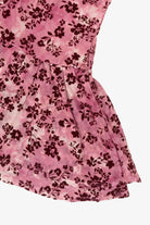 Halter Cowl Mesh Mini Dress