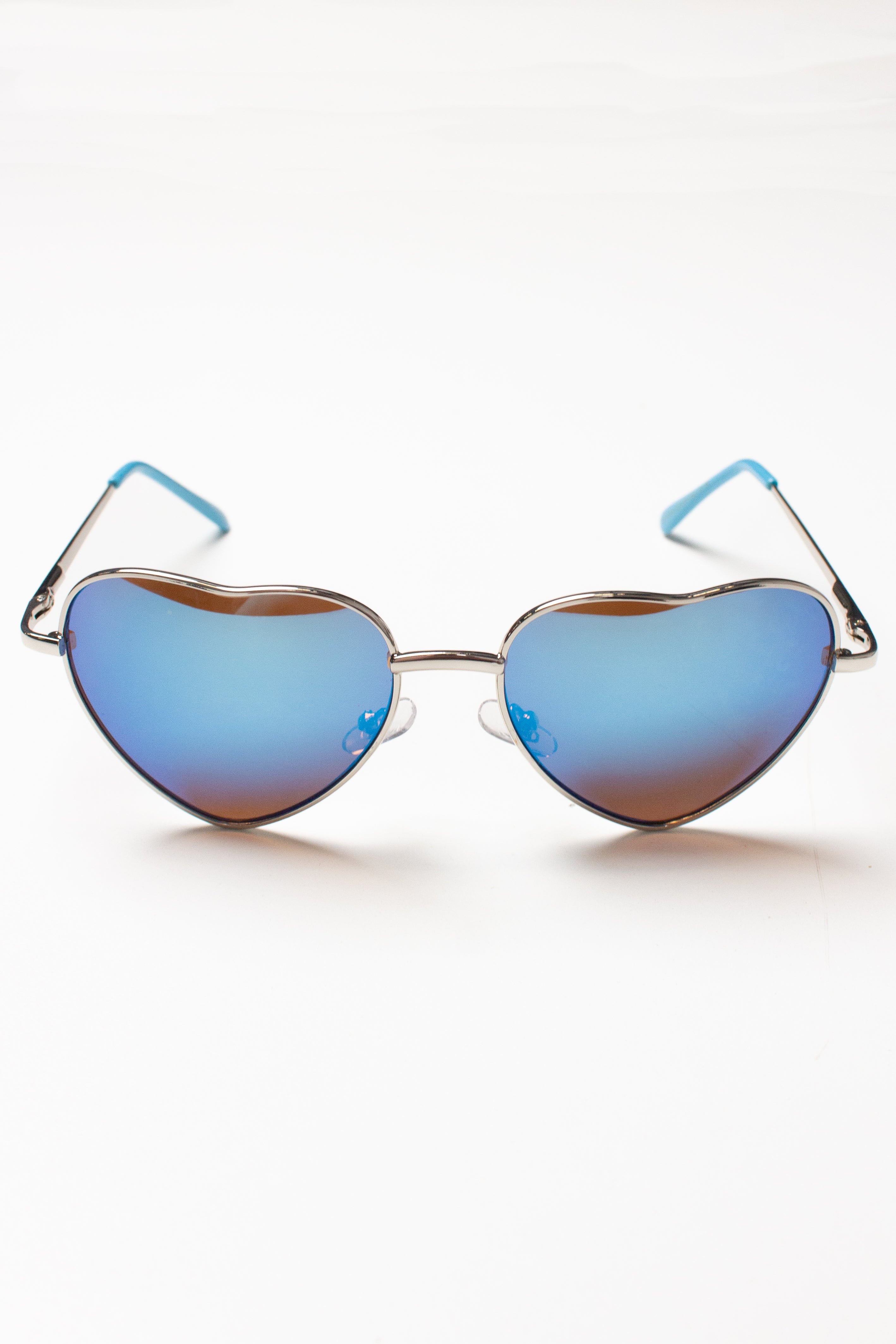 Metal Heart Pastel Sunglasses
