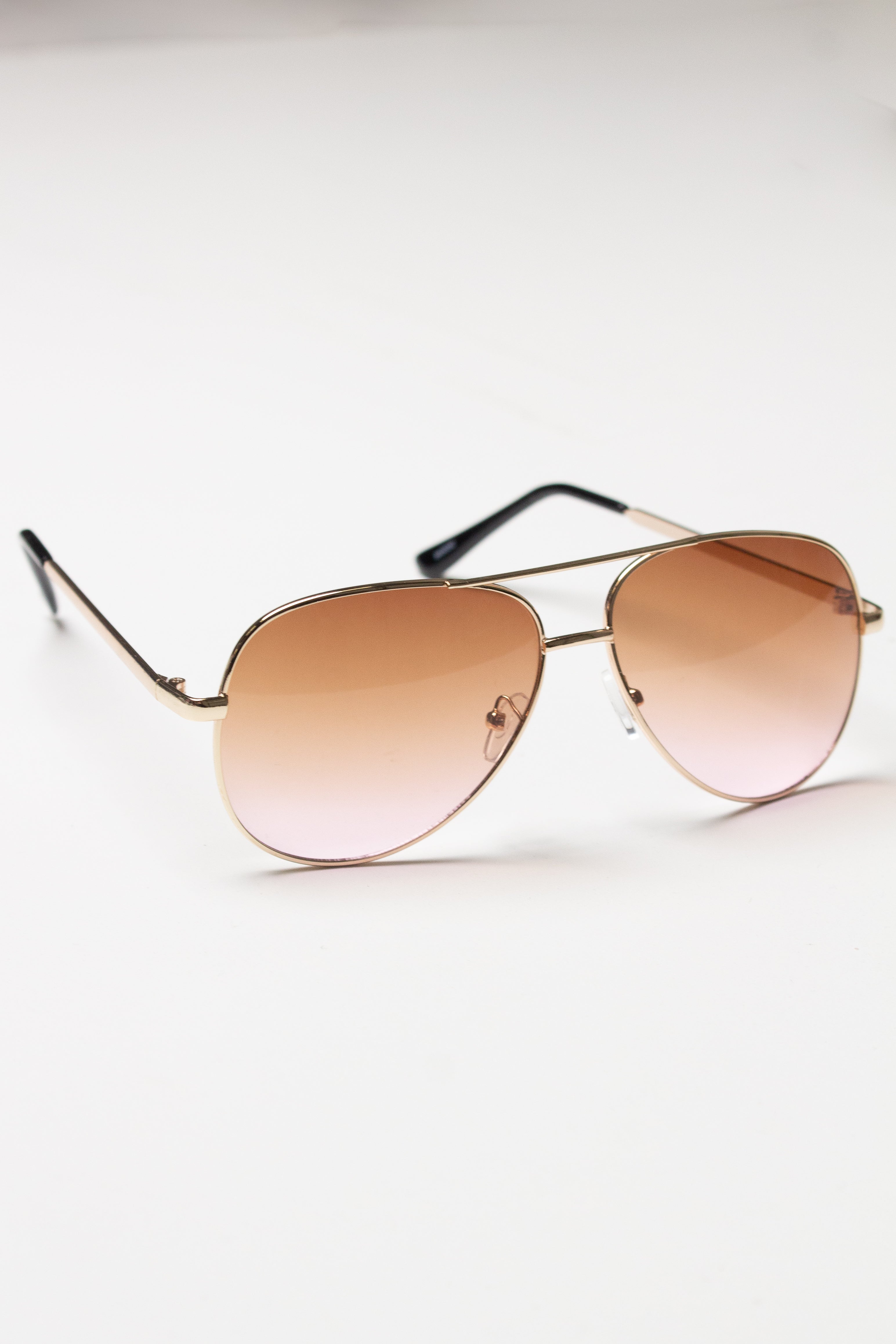 Ombre Lens Metal Aviator
