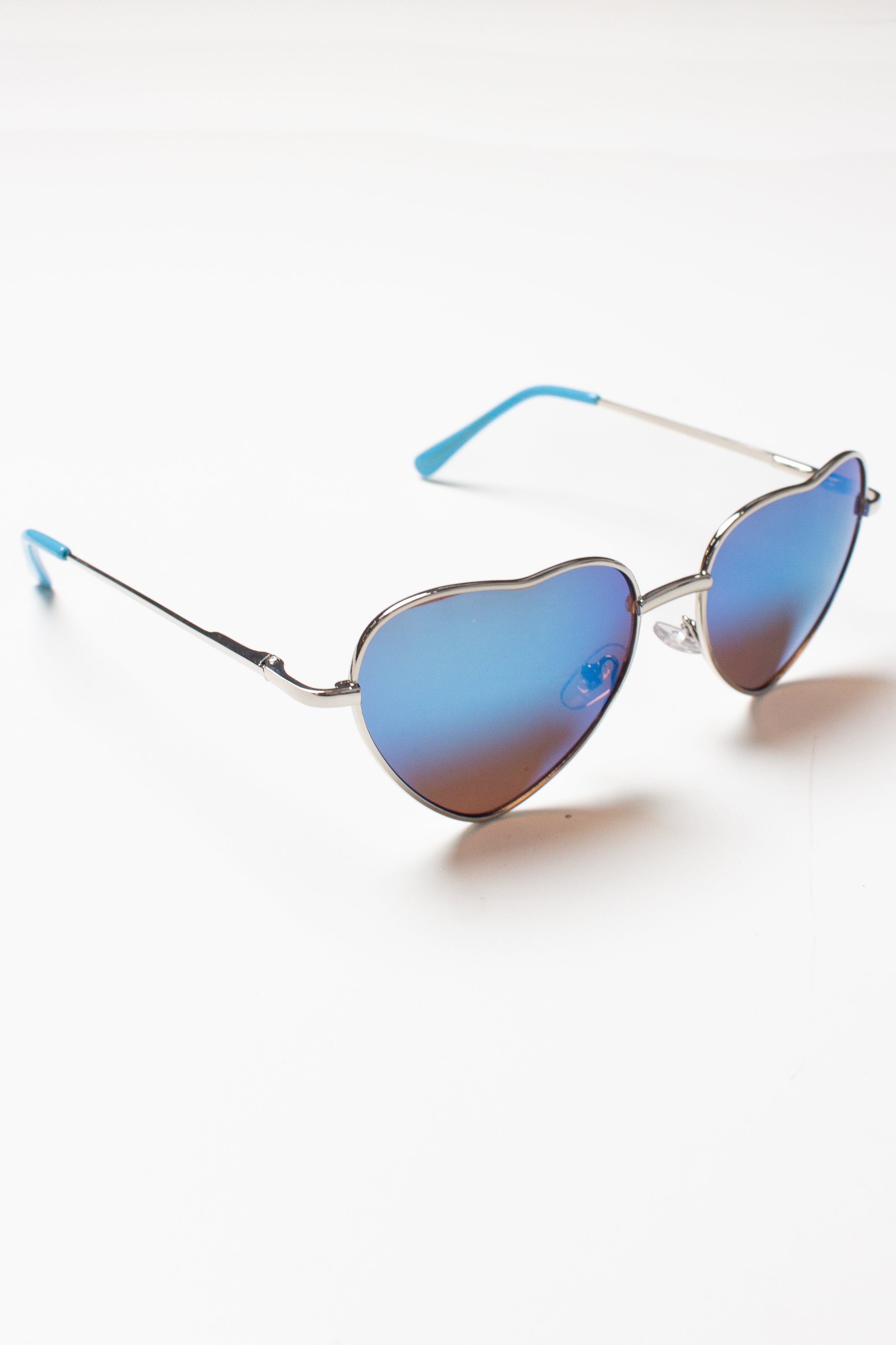 Metal Heart Pastel Sunglasses