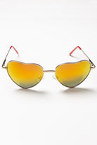 Metal Heart Pastel Sunglasses