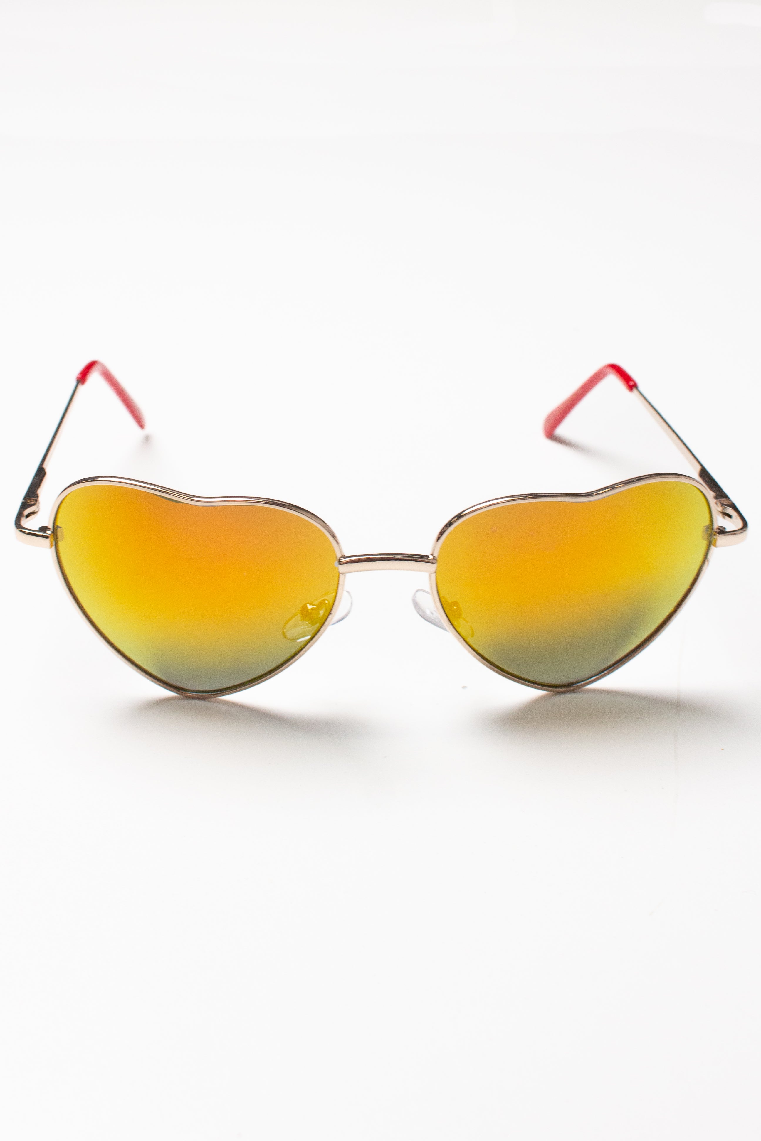 Metal Heart Pastel Sunglasses