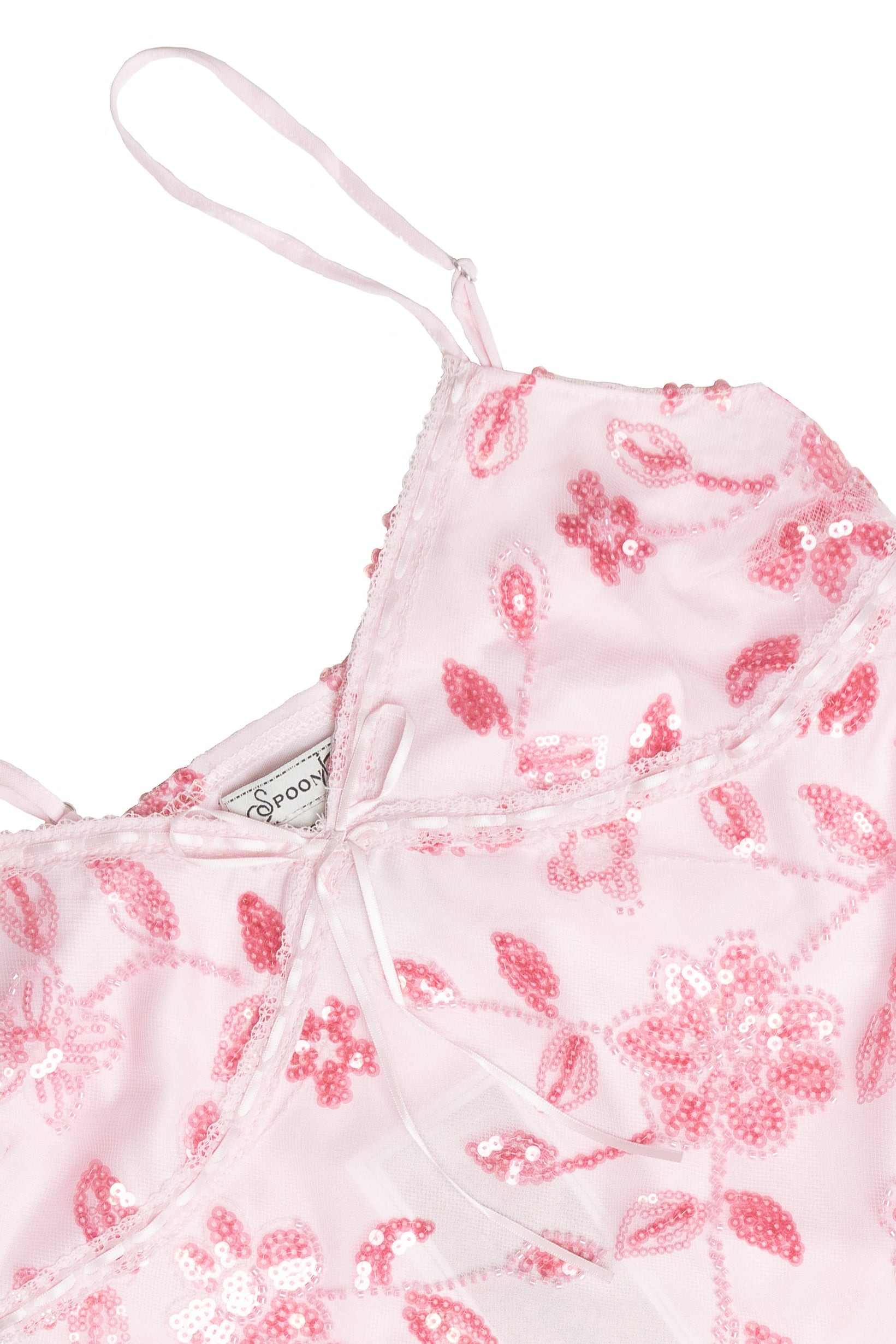 Sequin Floral Beaded Cami 