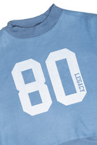 Reversible Mock Neck Graphic Sweatshirt 