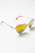 Metal Heart Pastel Sunglasses