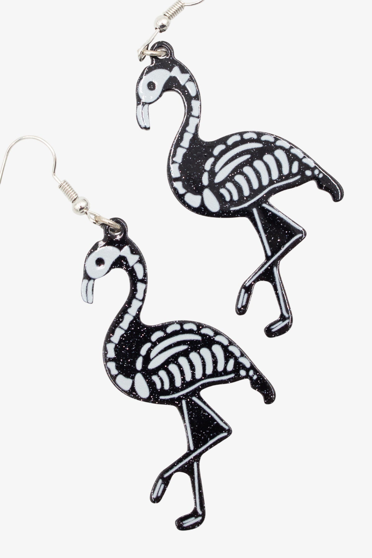 X-Ray Flamingo Earrings