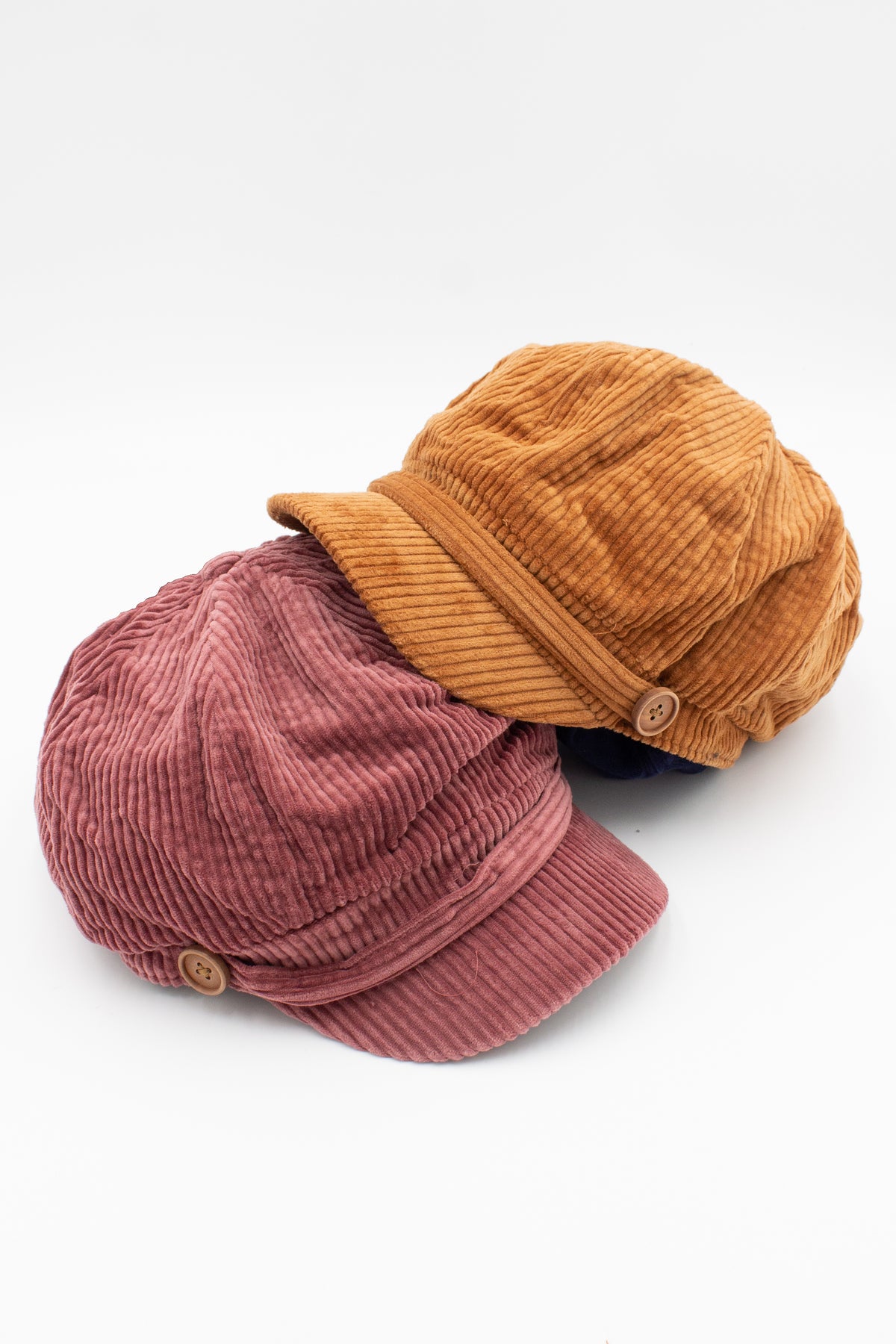 Wide Wale Corduroy Cabbie Hat