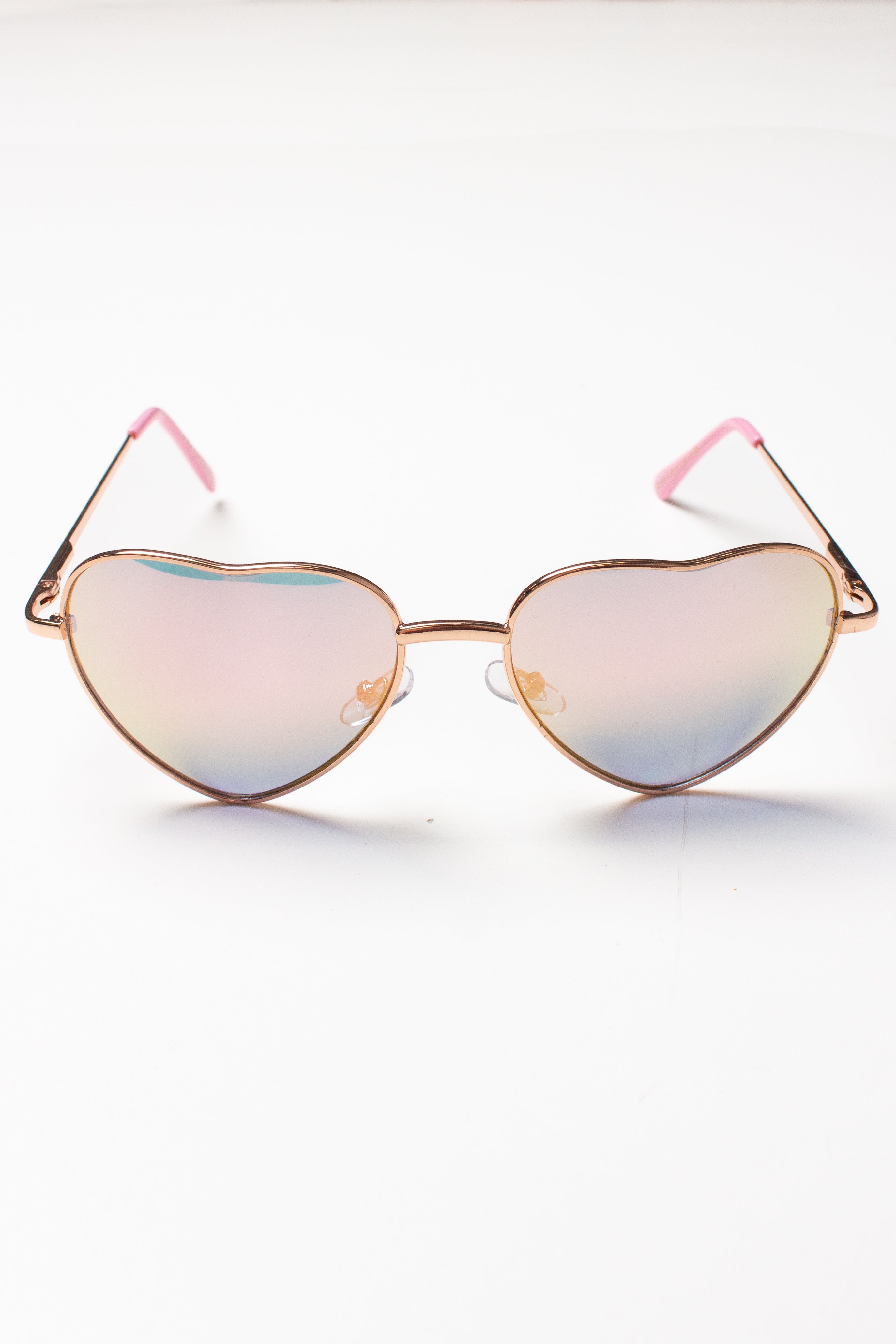 Metal Heart Pastel Sunglasses