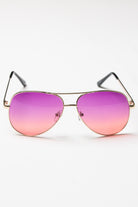Ombre Lens Metal Aviator