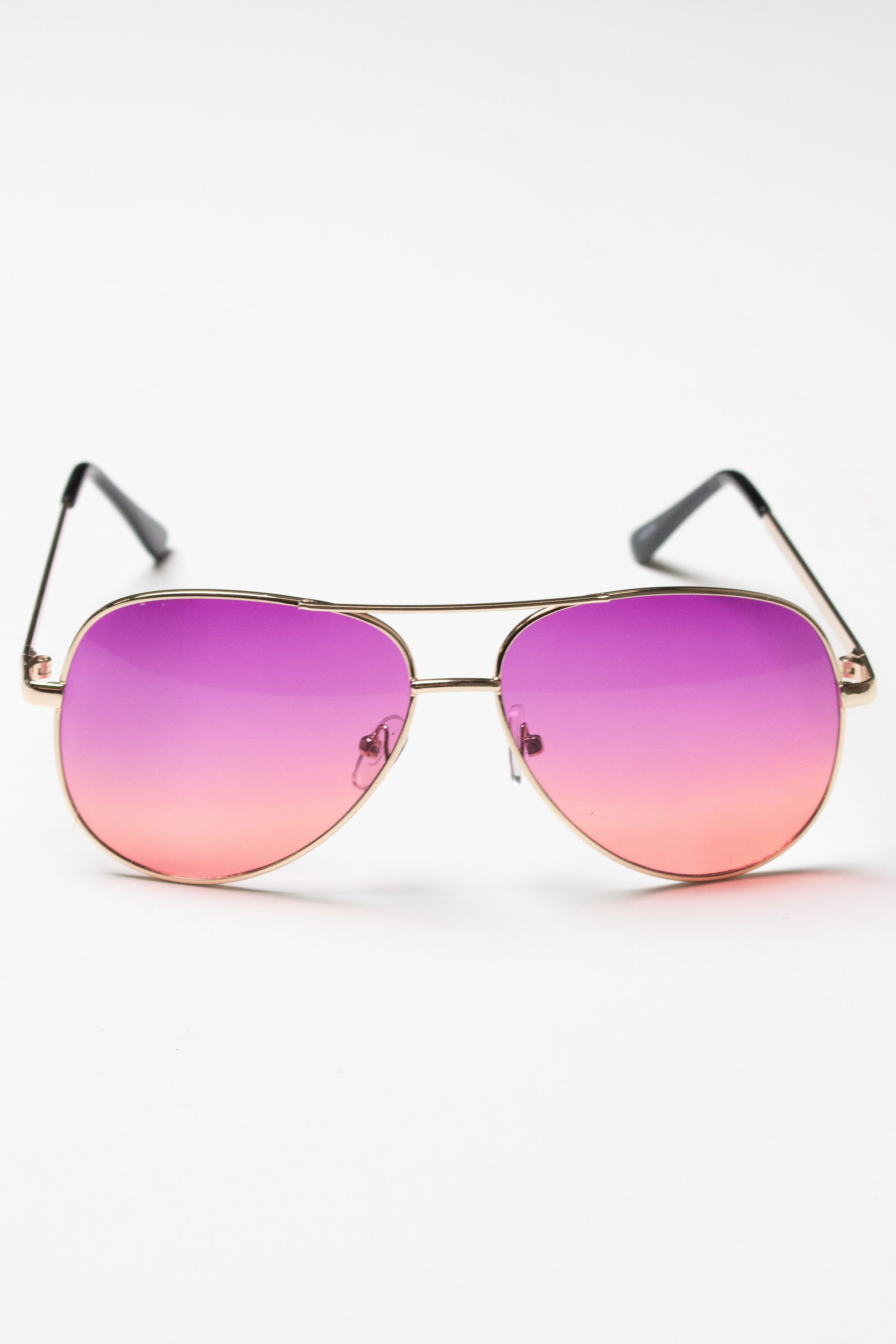 Ombre Lens Metal Aviator