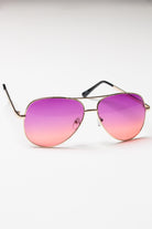 Ombre Lens Metal Aviator