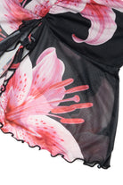 Mesh Lily Beaded Halter Neck
