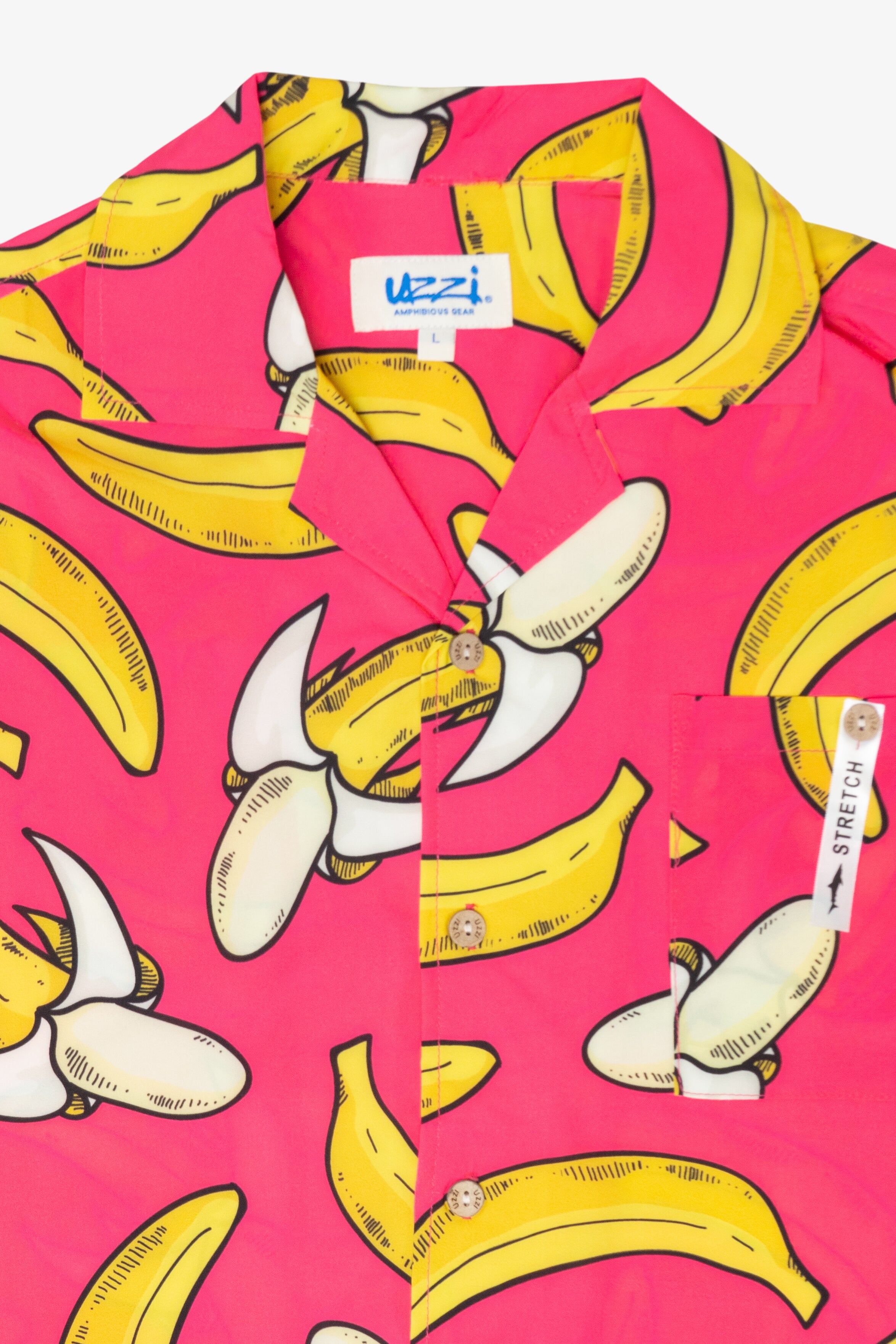 Bananas Hawaiian Button Up Tee