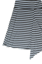 Asymmetrical Stripe Midi Skirt