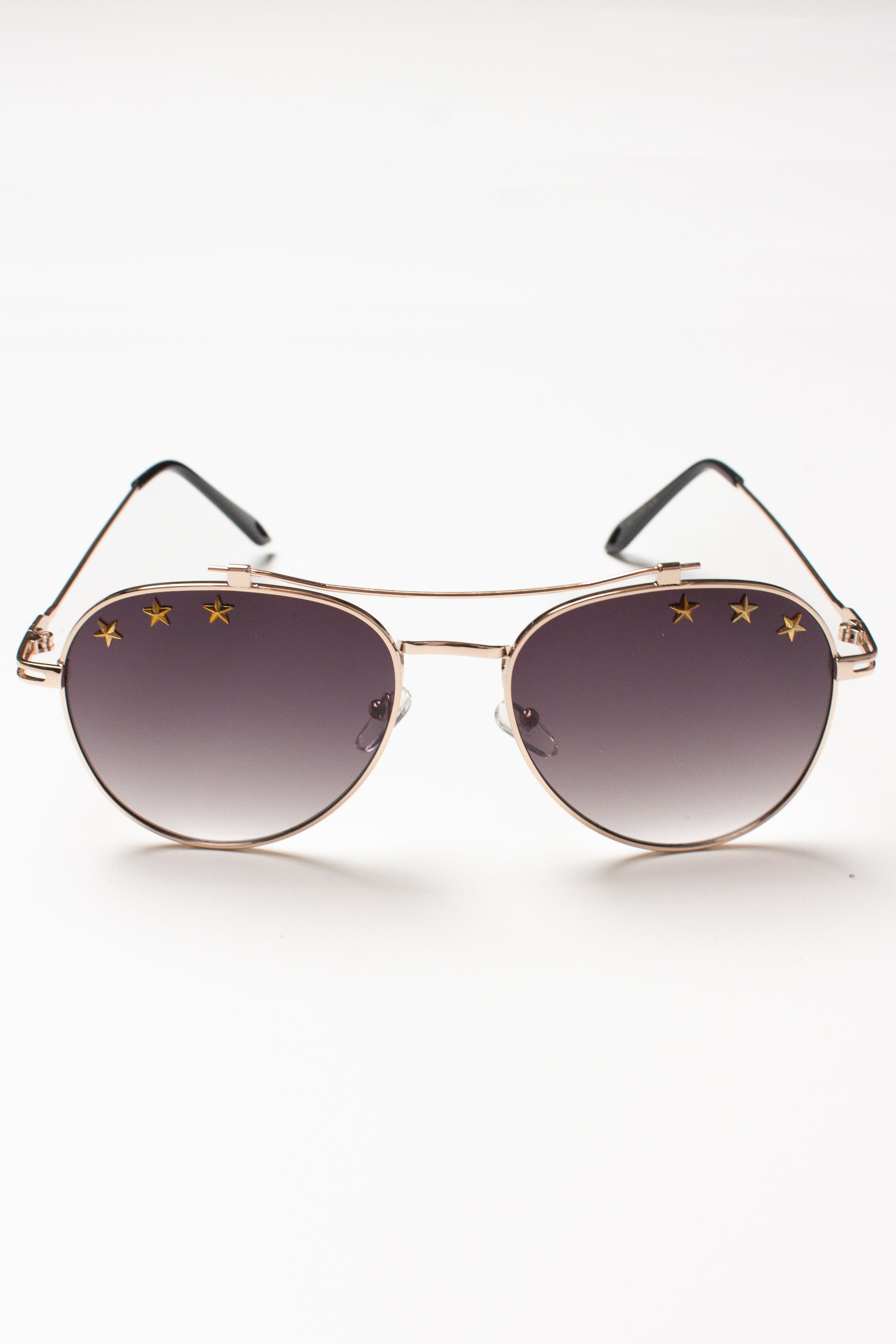 Star Aviator Solid Lens Sunglasses