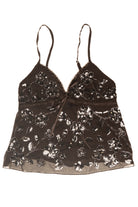 Sequin Chiffon Babydoll Cami