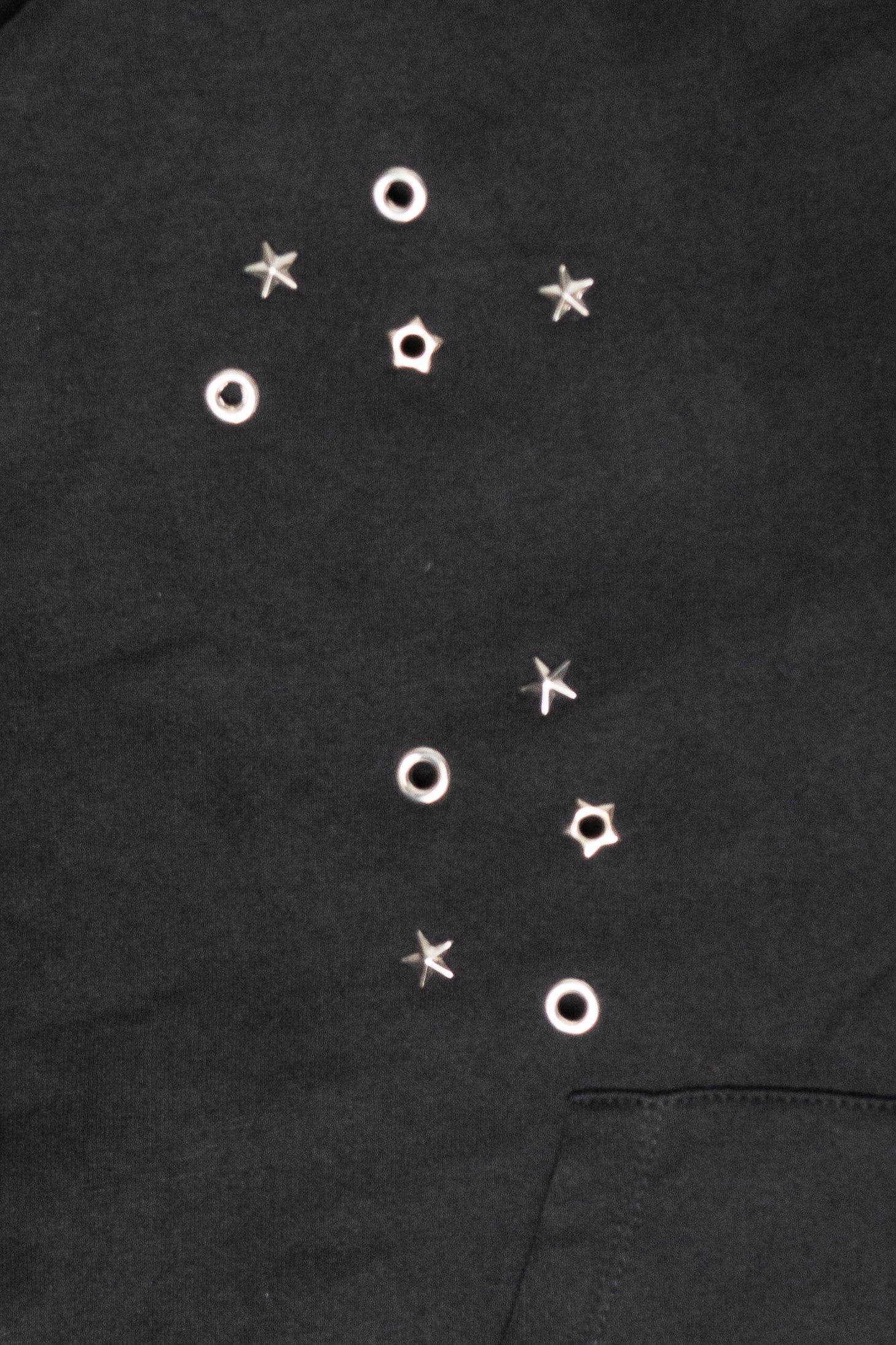 Studded Star Zip Hoodie