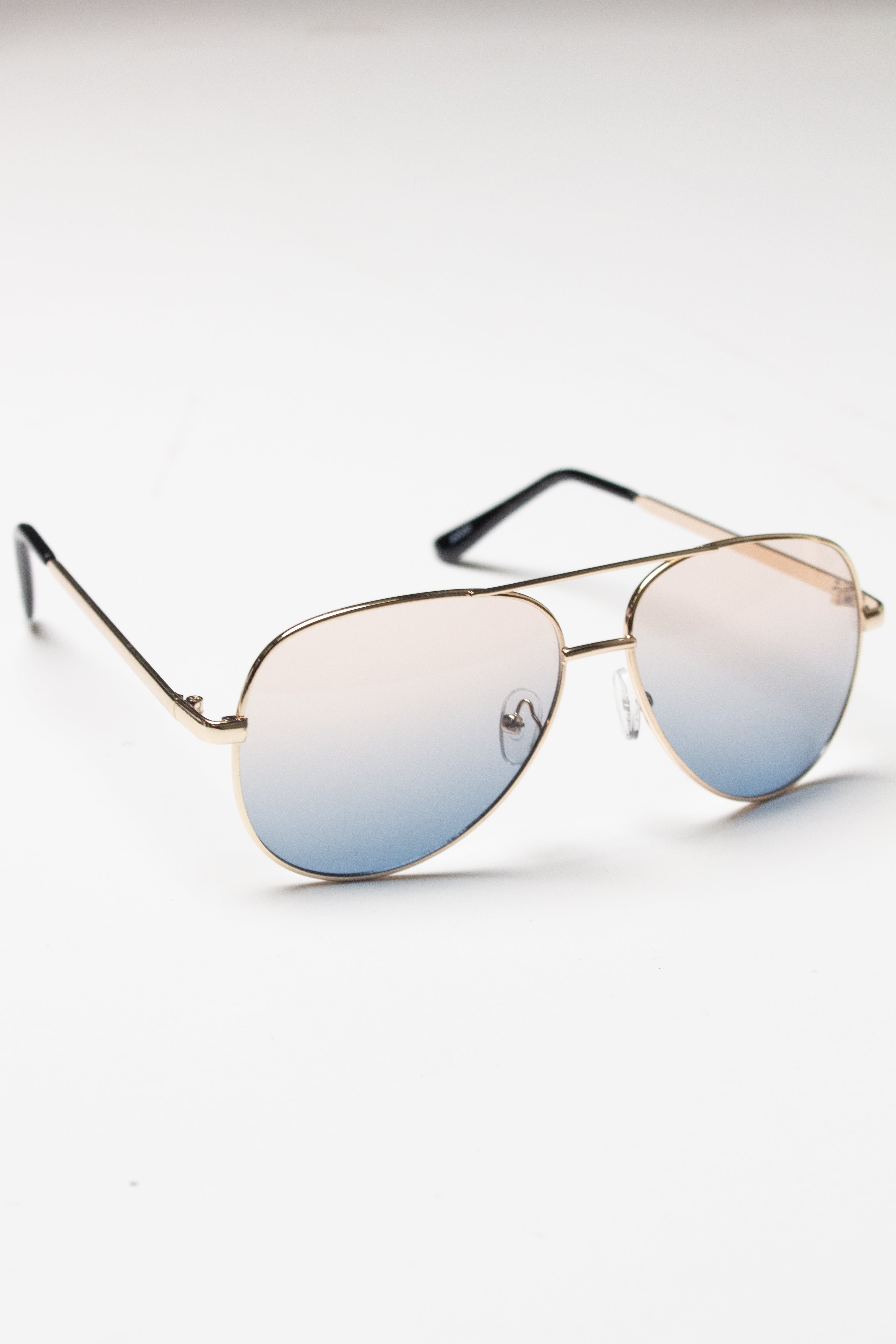 Ombre Lens Metal Aviator