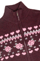 Mock Zip Fair Isle Cardigan