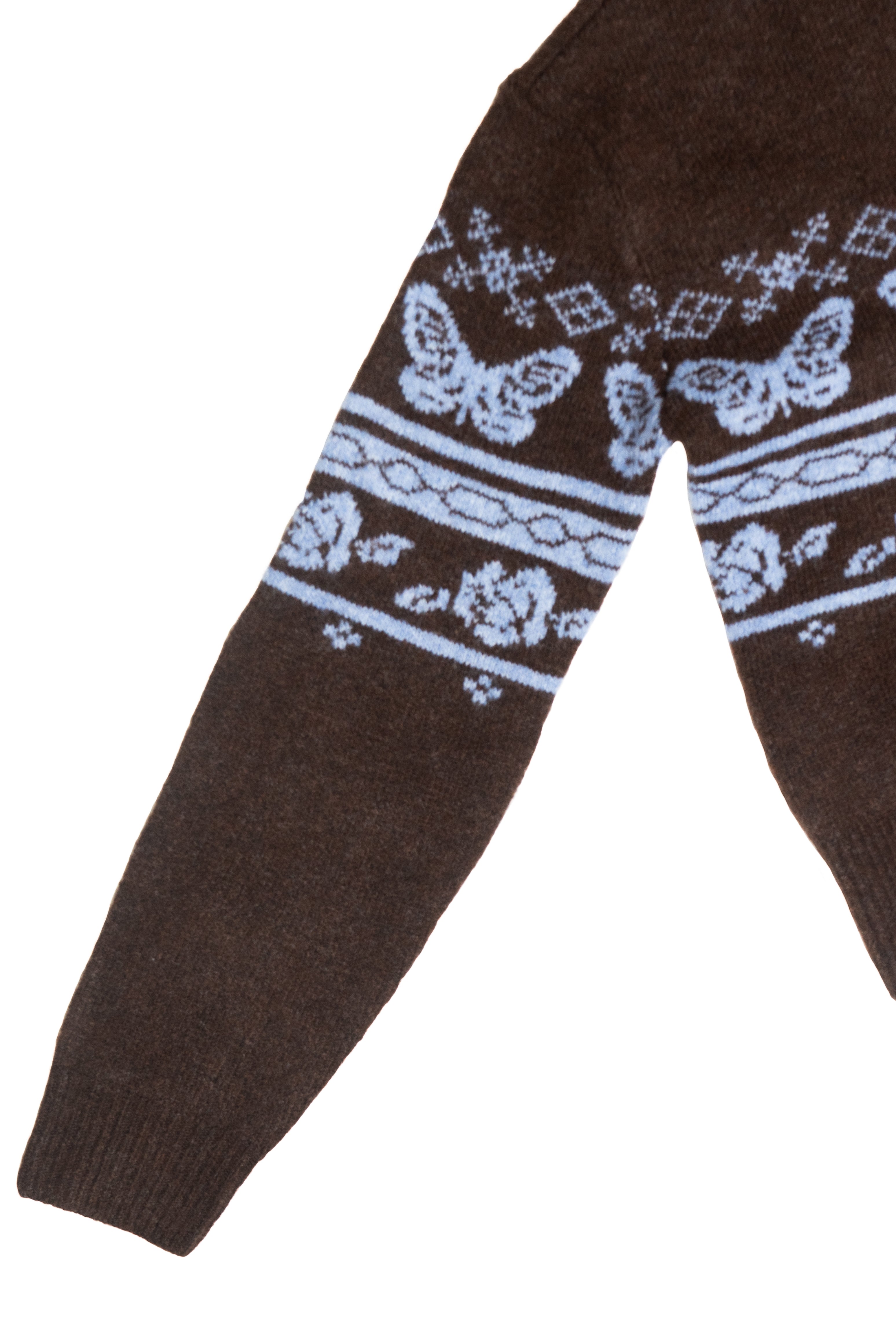 Mock Zip Fair Isle Cardigan