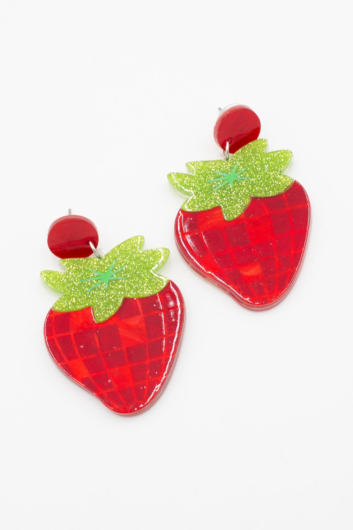 Disco Strawberry Earrings