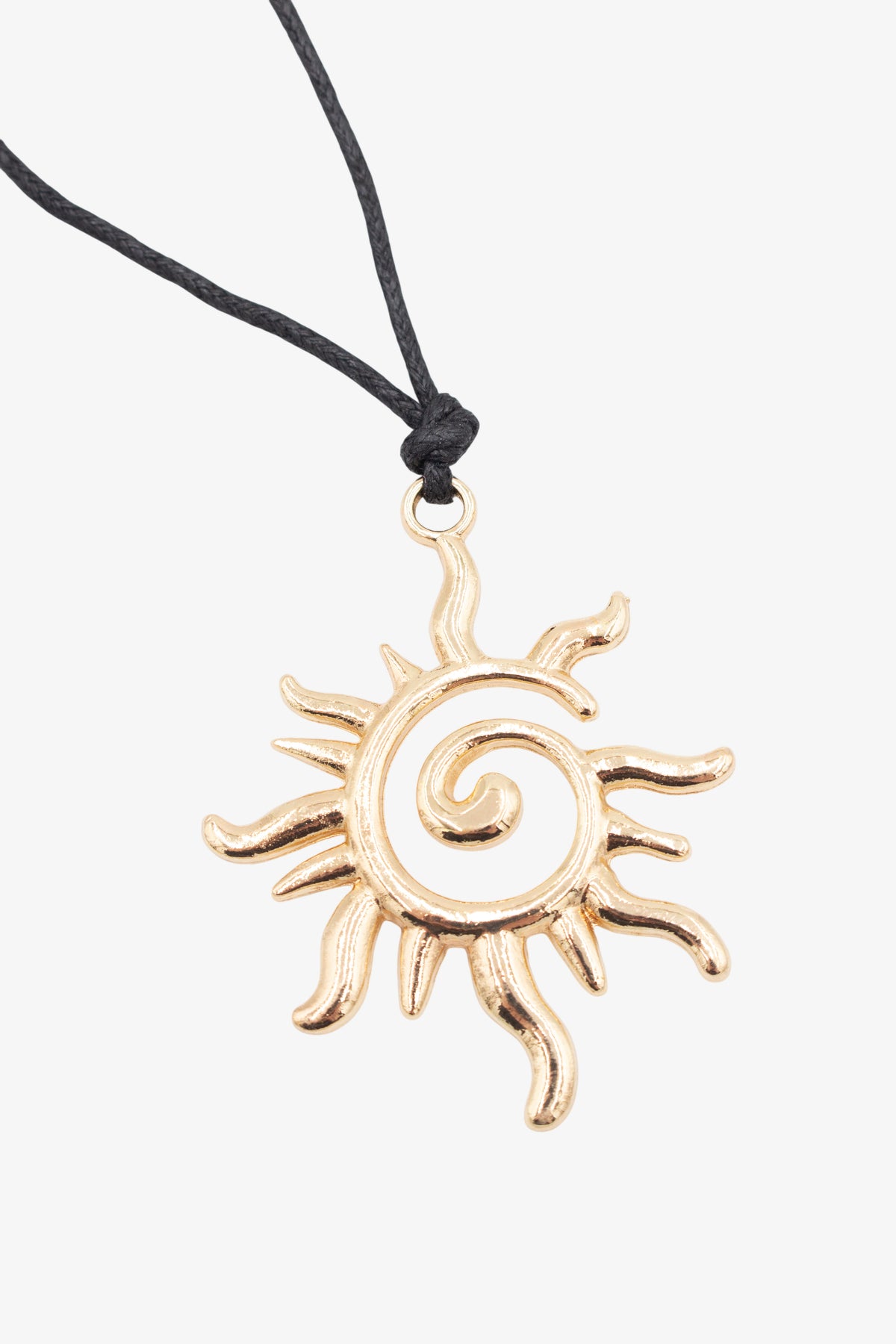Spiral Sun Necklace