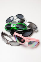 Y2K Color Wraparound Sunglasses