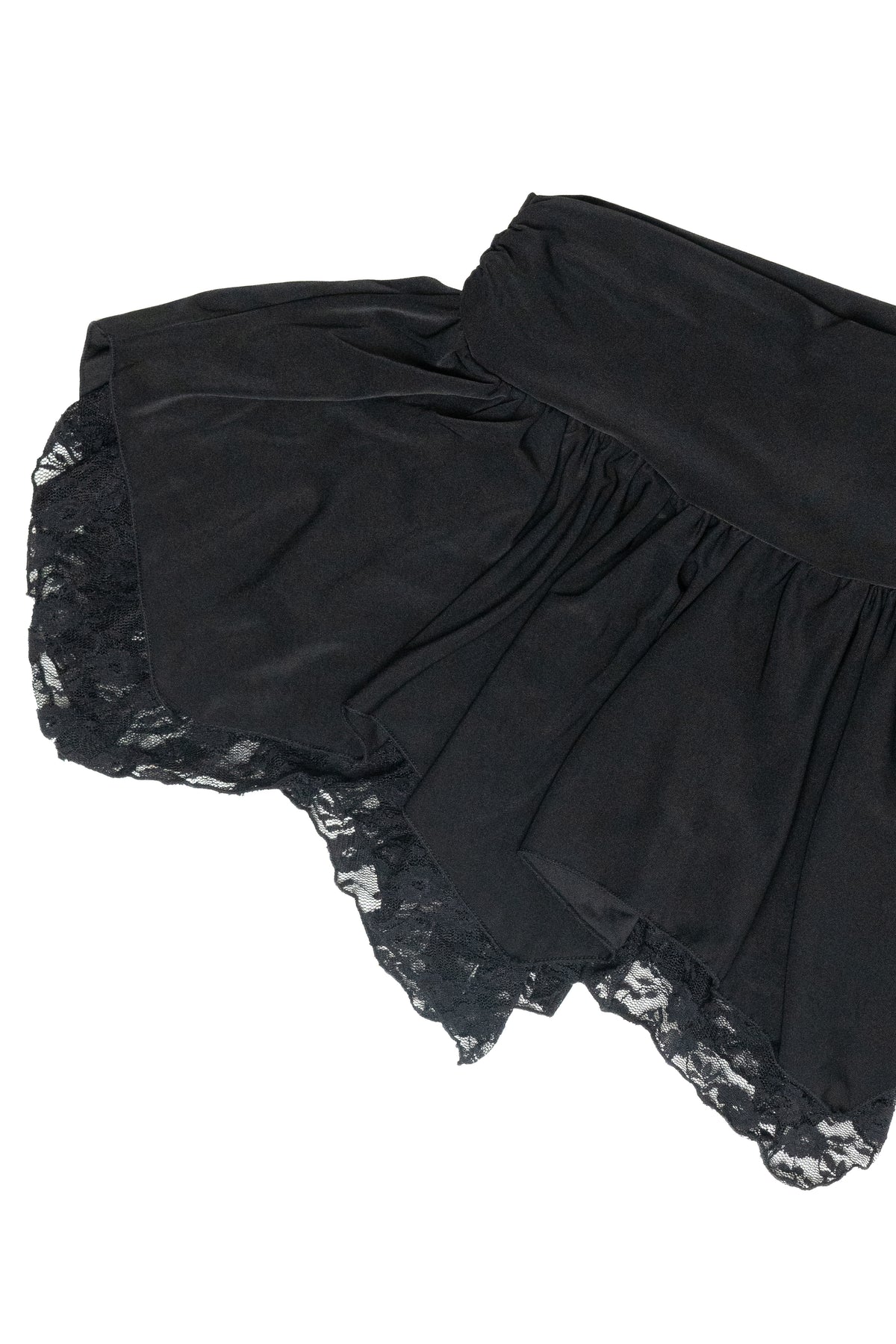 Lace Layered Sharkbite Skirt