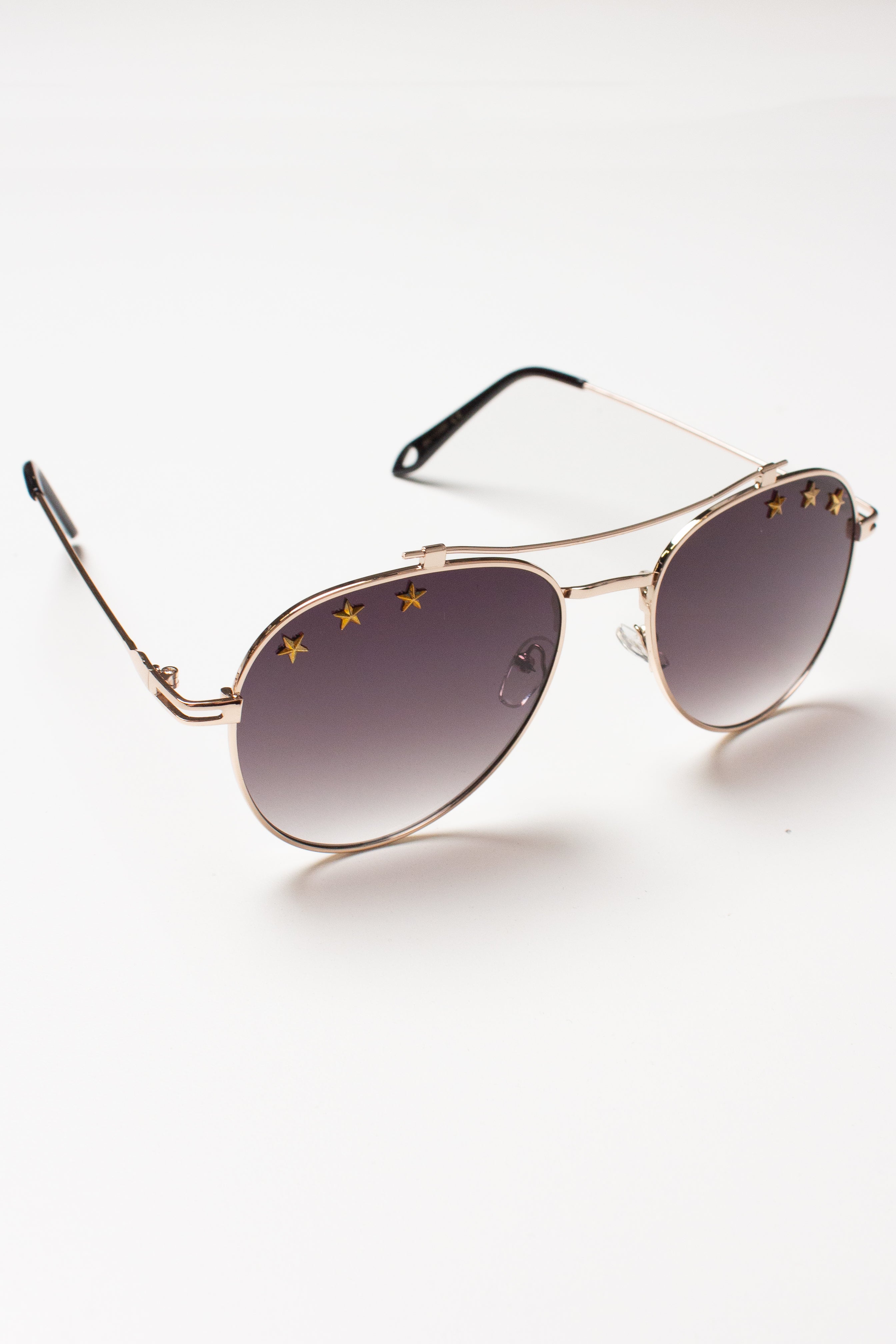 Star Aviator Solid Lens Sunglasses