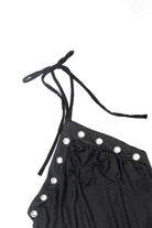 Eyelet Halter Handkerchief Mini