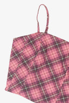 Plaid Corset Top