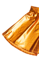 Metallic Circle Swing Skirt