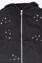 Studded Star Zip Hoodie