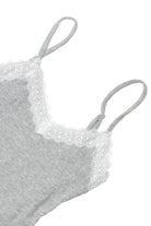 Ribbed Lace Trim Cami