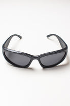 Y2K Metallic Wraparound Sunglasses