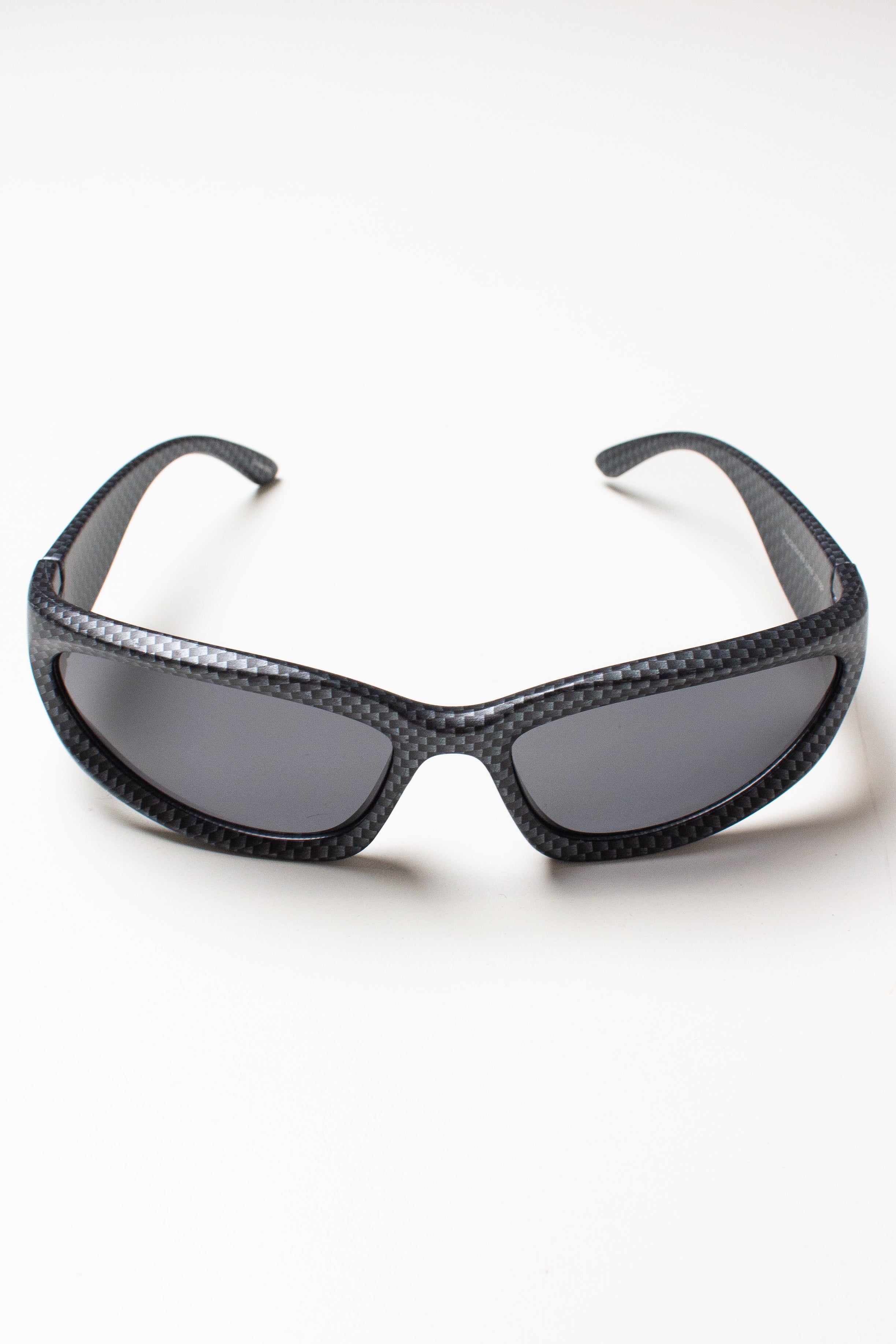 Y2K Metallic Wraparound Sunglasses