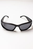 Y2K Metallic Wraparound Sunglasses