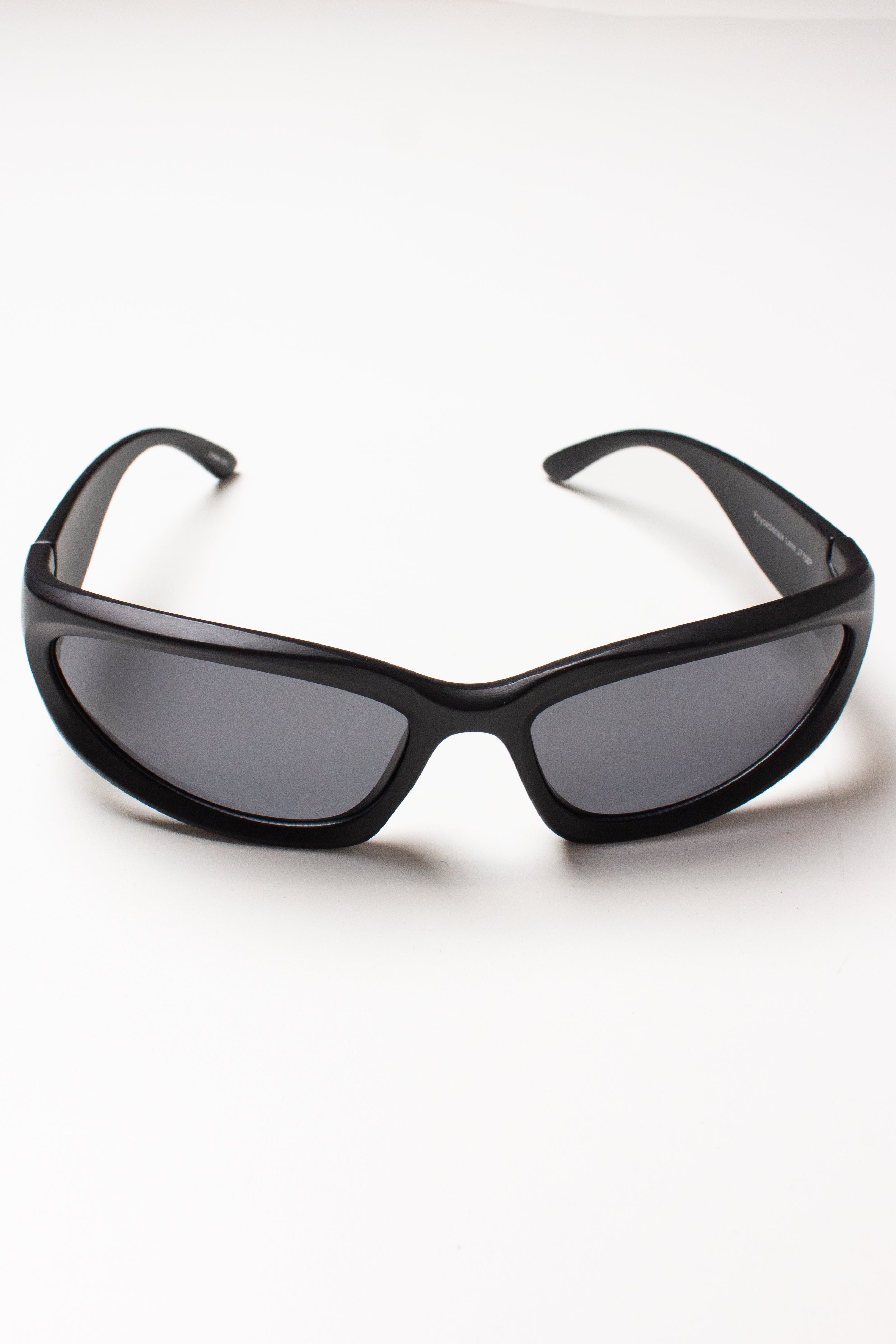 Y2K Metallic Wraparound Sunglasses