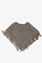Fringe Hem Poncho 