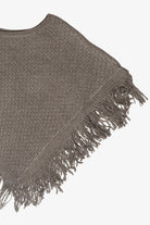 Fringe Hem Poncho 
